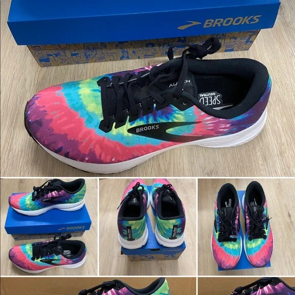 Brooks Tie-Dye Multicolor Running Sneakers - Picture 2 of 7